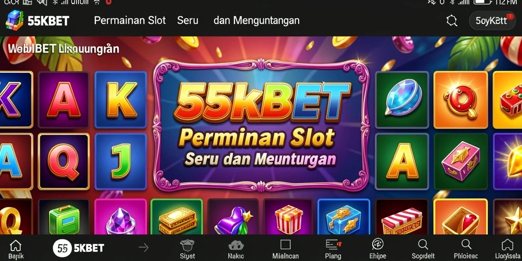 Tangkapan layar gameplay menarik dari 55KBET menunjukkan keseruan bermain Slot.