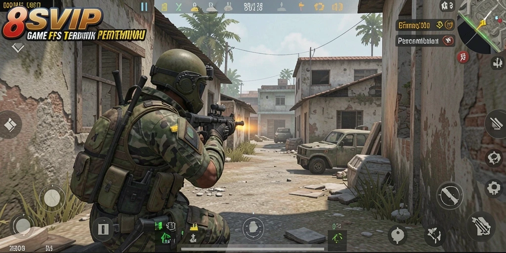 Tangkapan layar gameplay 8SVIP yang menunjukkan aksi menegangkan.