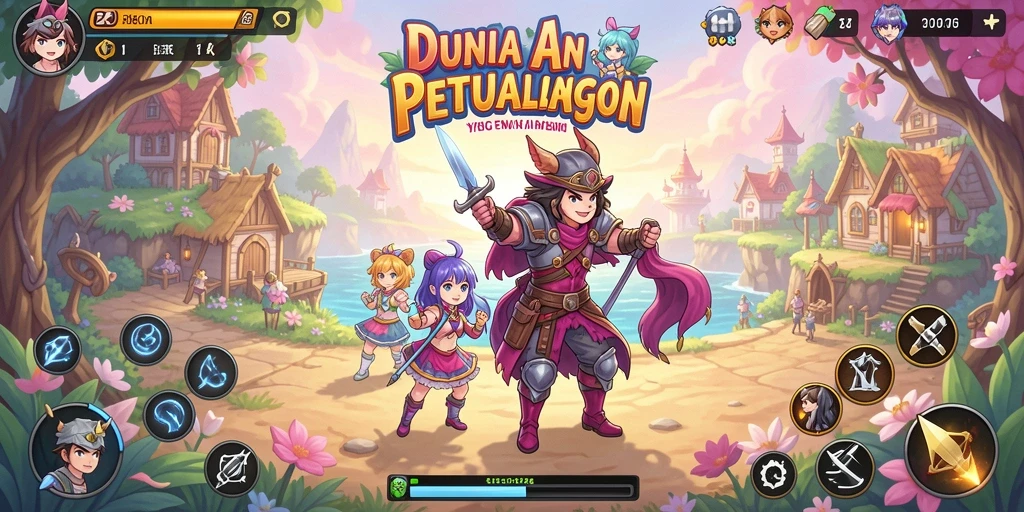Tampilan gameplay menarik dari <strong>8ZK</strong> yang penuh aksi dan karakter anime.