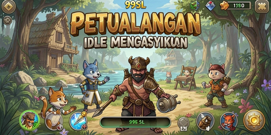Tangkapan layar dari gameplay 99SL yang menampilkan karakter dalam aksi.