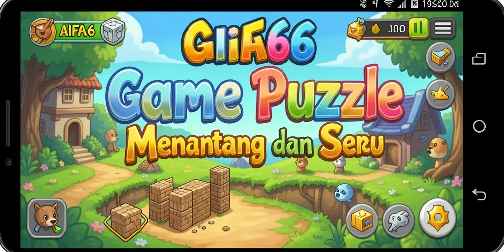 Screenshot utama AIFA66 menampilkan gameplay Puzzle yang seru dan menantang.