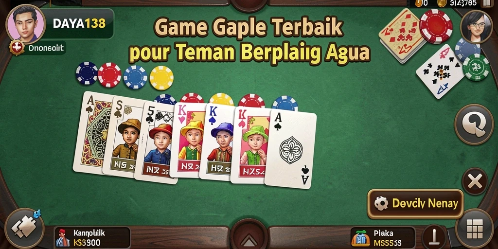 Screenshot gameplay <strong>DAYA138</strong> menampilkan keseruan bermain Gaple.