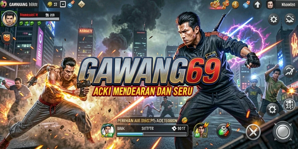 Gameplay GAWANG69 yang penuh aksi dan tantangan.