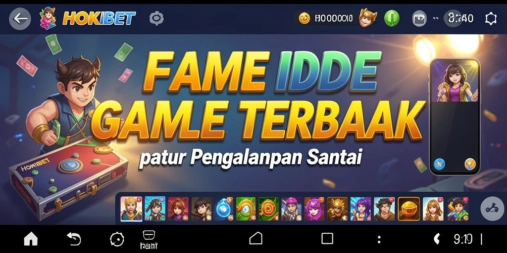 Tampilan gameplay HOKIBET yang menawan dan penuh warna.