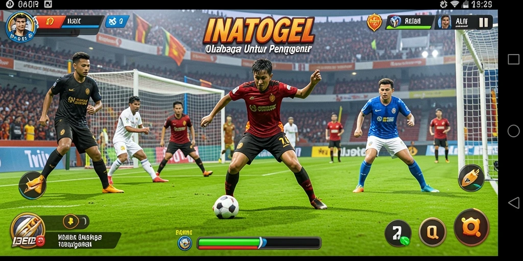 Cuplikan gameplay INATOGEL yang mendebarkan dan penuh aksi olahraga.
