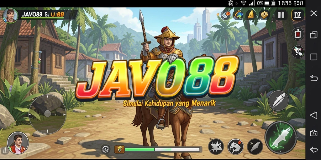 Screenshot JAVO88 menampilkan pemain menjalani aktivitas sehari-hari dalam simulasi yang menarik.