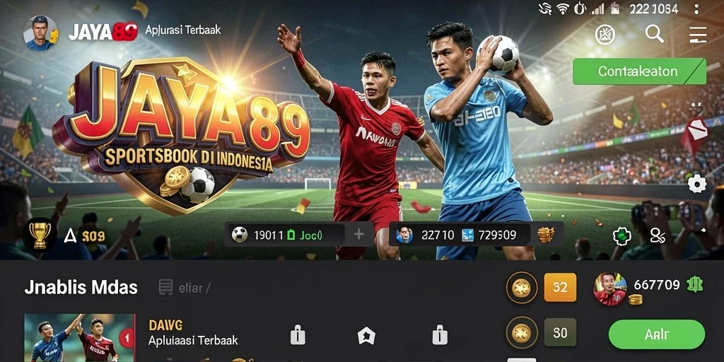 Tampilan antarmuka menarik JAYA89 saat memasang taruhan.