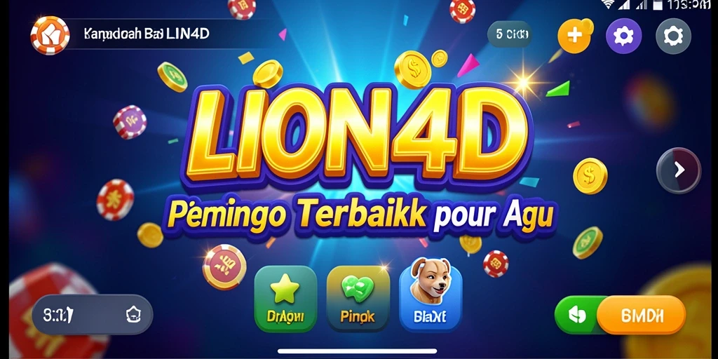 Tangkapan layar LION4D menampilkan gameplay Bingo yang seru.
