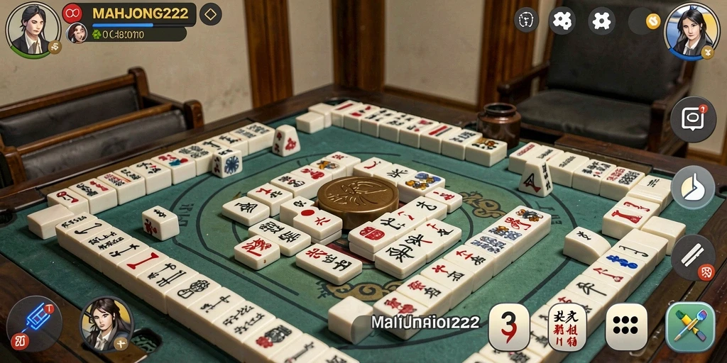Tampilan utama MAHJONG222 dengan berbagai fitur utilitas praktis.