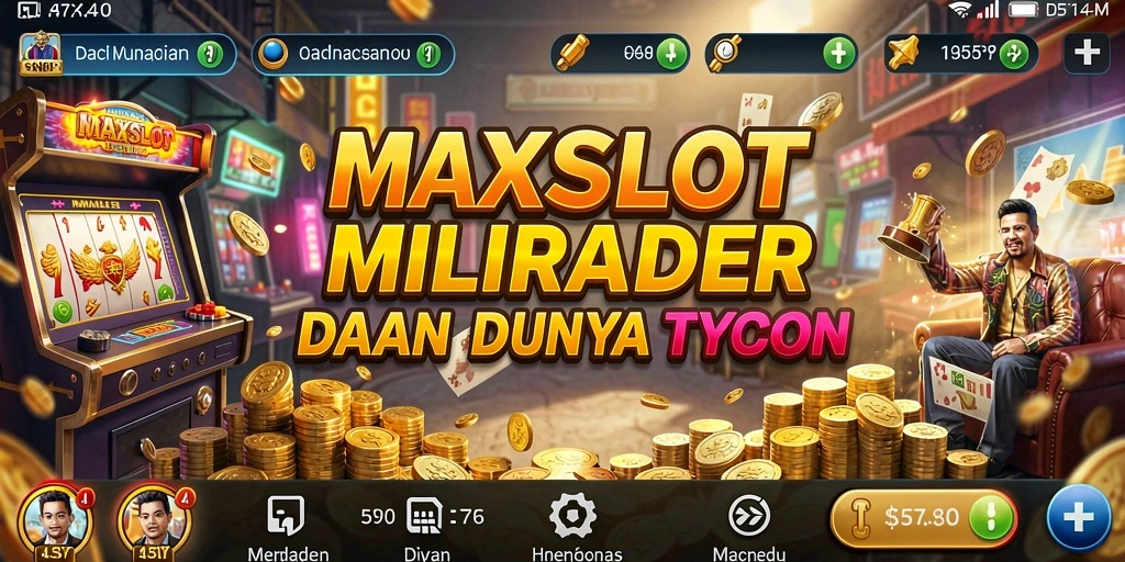Tampilan utama gameplay MAXSLOT yang menarik dan penuh strategi.