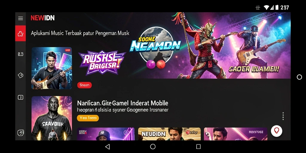Tampilan gameplay NEWIDN yang seru dan interaktif.