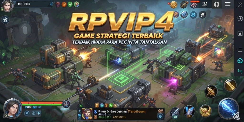 Screenshot menampilkan aksi strategi dalam RPVIP4 yang intens.