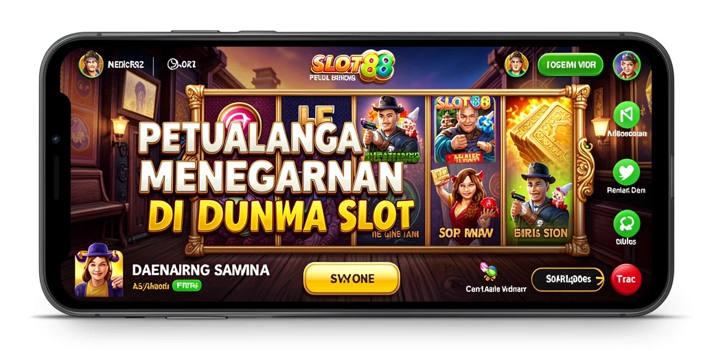 Screenshot utama SLOT88 menampilkan gameplay petualangan yang mendebarkan.