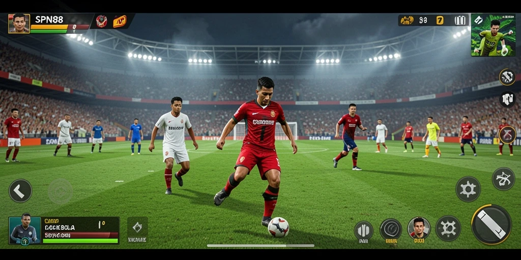 Tampilan gameplay menarik dan seru dalam SPN88.