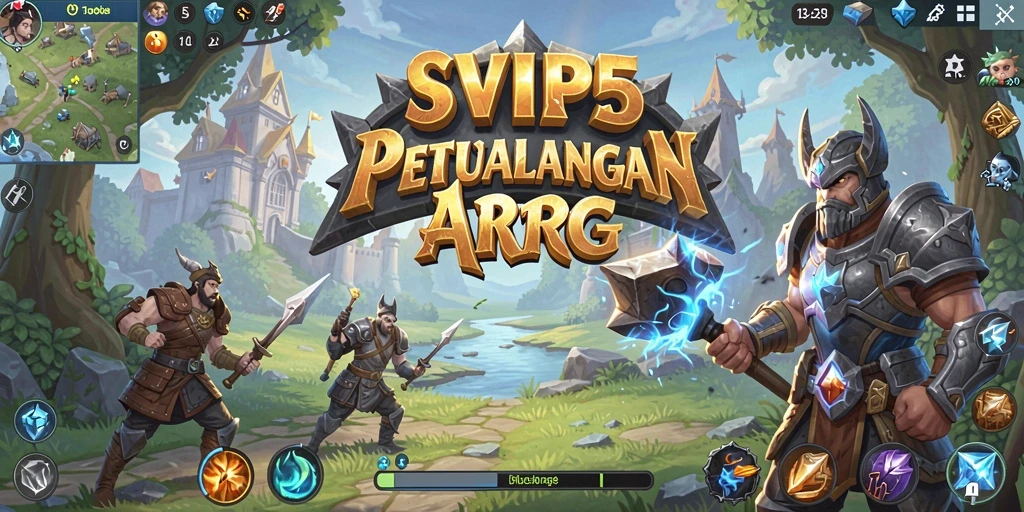 Tampilan menarik dari gameplay ARPG di SVIP5 yang penuh aksi.