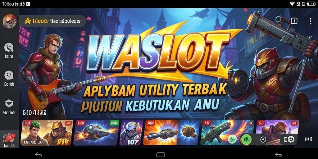 Tampilan antarmuka utama WASLOT dengan fitur Utility canggih.