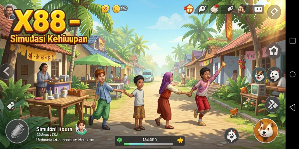 Gameplay menarik X88 dengan grafis yang memukau.
